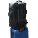 Mochila Maletin WDLT Negro bolsillo acolchado portanotebook 15,6 pulg, expandible,zapatero,correa d