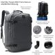 Mochila Travel WDLT Gris Oscuro compartimento acolchado portanotebook,expandible, bolsillo oculto e