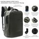 Mochila Maletin WDLT Army con bolsillo portanotebook, expandible,correa de sujecion de equipaje, bo
