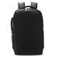 Mochila Maletin WDLT Negro con bolsillo portanotebook, expandible,correa de sujecion de equipaje, b