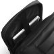 Mochila Maletin WDLT Negro con bolsillo portanotebook, expandible,correa de sujecion de equipaje, b