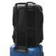Mochila Maletin WDLT Negro con bolsillo portanotebook, expandible,correa de sujecion de equipaje, b