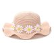 Sombrero nena capelina con margaritas SKR x1u