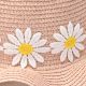 Sombrero nena capelina con margaritas SKR x1u