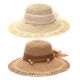 Sombrero mujer capelina borde desflecado SKR x1u