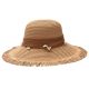 Sombrero mujer capelina borde desflecado SKR x1u