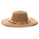 Sombrero mujer capelina con caracolas SKR x1u