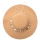 Sombrero mujer capelina con caracolas SKR x1u