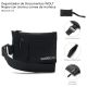 Organizador de Documentos WDLT Negro con cierre y correa de muñeca 18,5x11,5 cm x1u