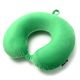 Almohadita de viaje Memory Foam Verde Esmeralda plegable Wanderlust 33x28cm x1u
