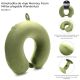 Almohadita de viaje Memory Foam Militar plegable Wanderlust 33x28cm x1u