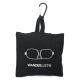 Antifaz para dormir preformado plegable con bolsa de guardado Wanderlust 23x8,5cm, plegado 10,x 8,5