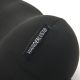 Almohadita de viaje Memory Foam Negra enrollable con cinta de ajuste Wanderlust 25x23x12cm x1u