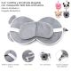 2 en 1 antifaz y almohada plegable con mosqueton SKR Kids Animalitos Abierta 30x18x5cm,Plegada 18x