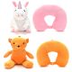 Peluche Almohadita de viaje SKR Kids Animalito 27x27cm x1u