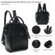 Mochila Boca de Pez SKR Jury PU con llavero 30x23x13cm x1u