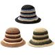 Sombrero piluso tejido rayas x1u