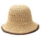 Sombrero piluso tejido con borde contratono x1u