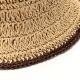 Sombrero piluso tejido con borde contratono x1u