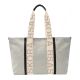 Bolso playero SKR asas con estampa 58x38x18cm x1u