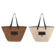 Bolso playero SKR crochet y logo 63x35x22cm x1u