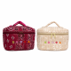 Portacosmetico SKR badana con logo bordado 22x16x15cm x1u