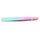 Pinza de depilar diseño bicolor x1u