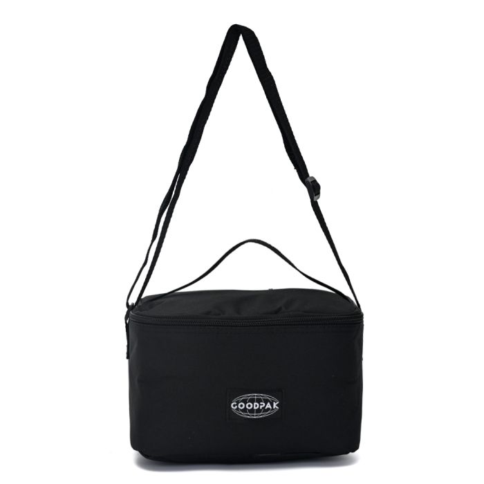 Lunchera Goodpak Negro 14x22x15 cm; x1u