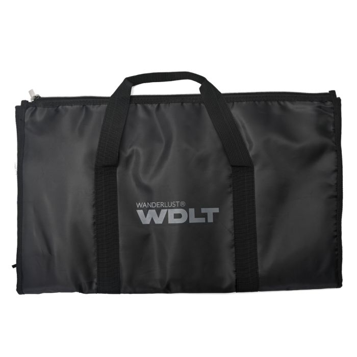 Bolso Desplegable Portatraje  con multiples bolsillos internos Wanderlust  Desplegado 51x26x28cmPle