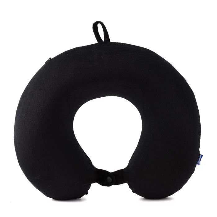 Almohadita de viaje Memory Foam plegable con bolsa de guardado Wanderlust 33x28cm - x1u