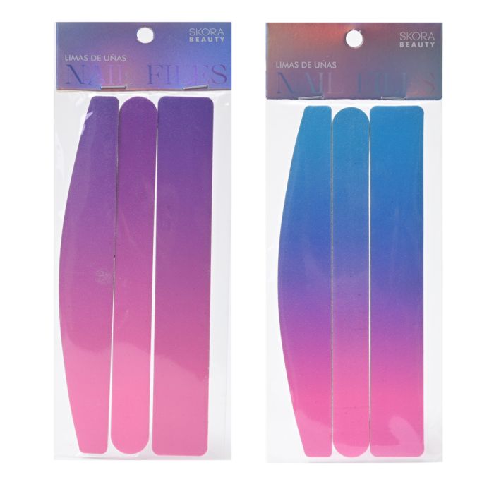 Set limas para uñas rombo. recta y rectangular x3u