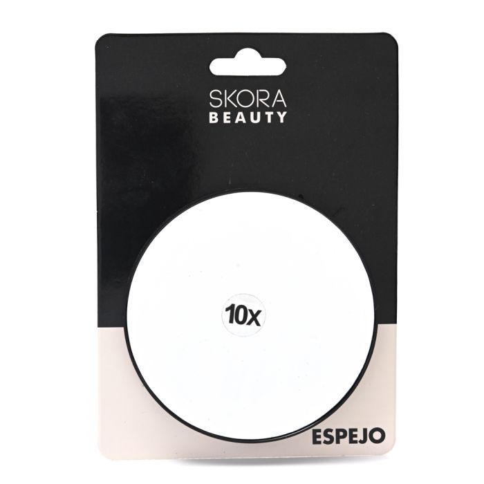 Espejo de 10x aumentos incluye topetinas adhesivas - 9cm x1u