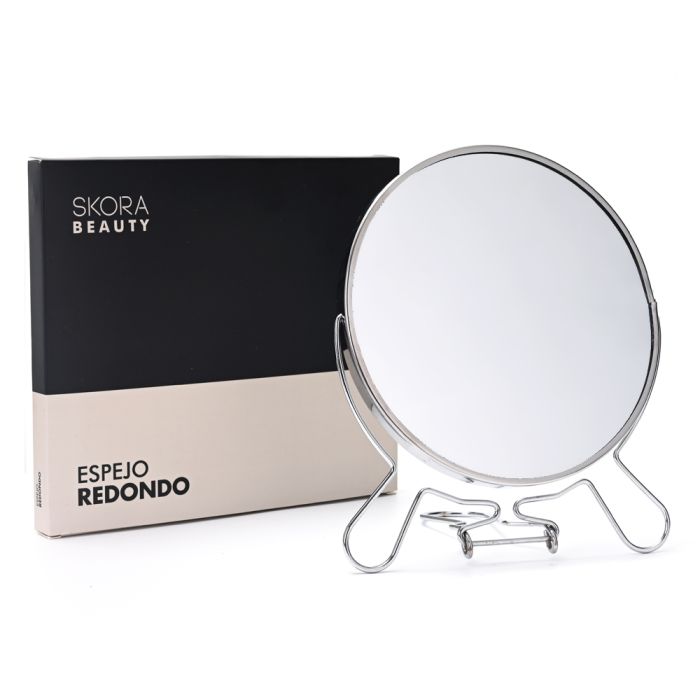 Espejo de cartera Con Aumento Doble Faz 6 Pulgadas Maquillaje x1u