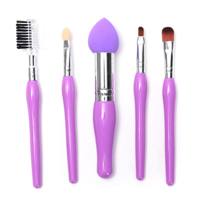 Set brocha para maquillaje de ojos y rostro - Uso profesional - x5u