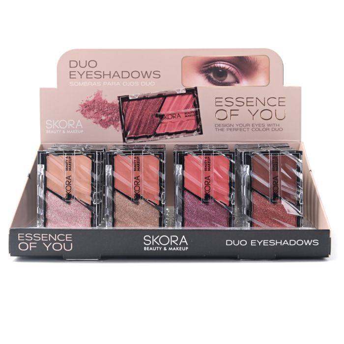Sombras para ojos 2 tonos. x24u.