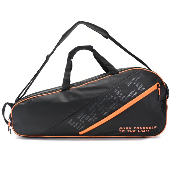 Bolso raquetero Tenis con doble compartimento capacidad hasta 6 raquetas 76x32x16 cm tela Nylon -