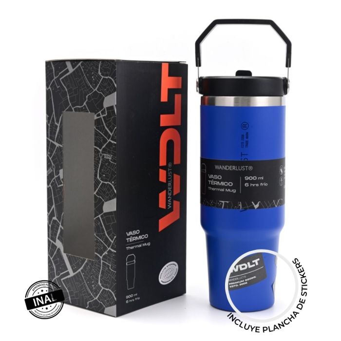 Vaso termico Wanderlust con pico 900ml; x1u