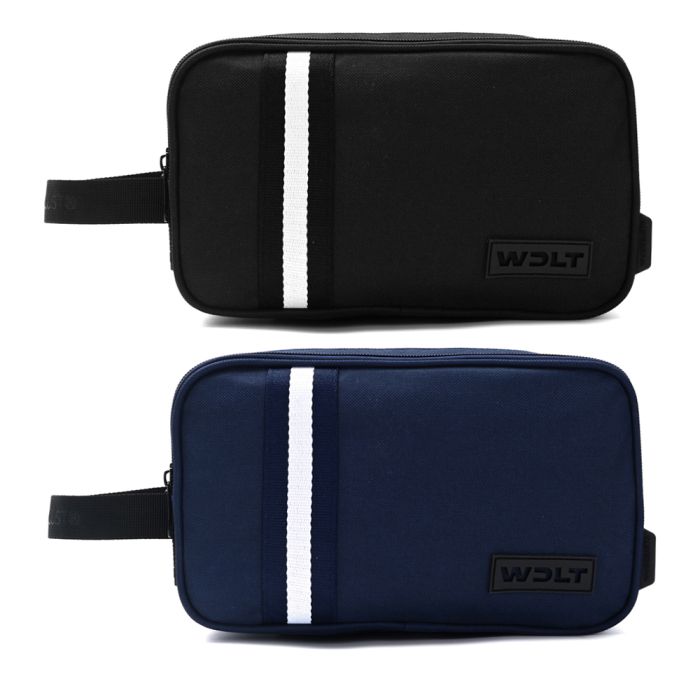 Neceser de viaje con 3 compartimentos y organizadores internos 25x15x11 cm; x1u