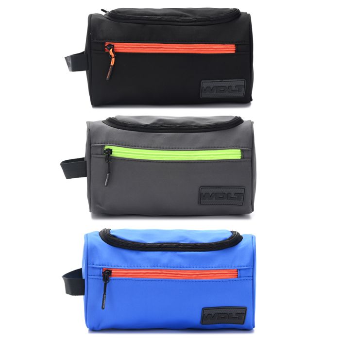 Neceser deportivo de viaje 26x14x4 cm; x1u