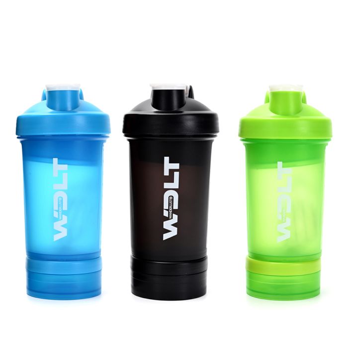 Vaso deportivo shaker 450 ml; x1u