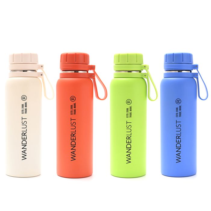 Botella termica con tapa y agarre 750 ml; x1u