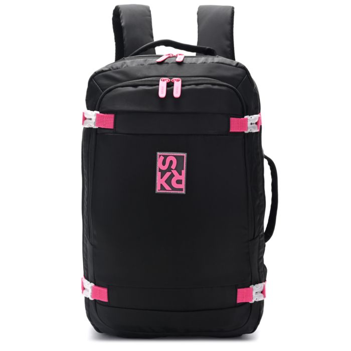 Mochila Travel Skora Smile 18 pulg con compartimento acolchado portanotebook.expandible. bolsillo