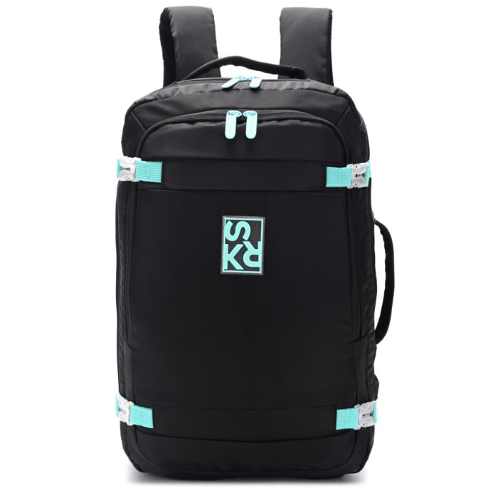 Mochila Travel Skora Smile 18 pulg con compartimento acolchado portanotebook.expandible. bolsillo