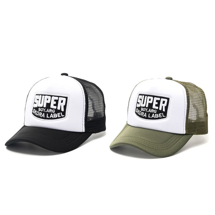 Gorro cap infantil parche SUPER x1u.
