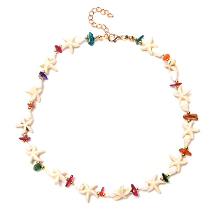 Collar caracolas x1u.