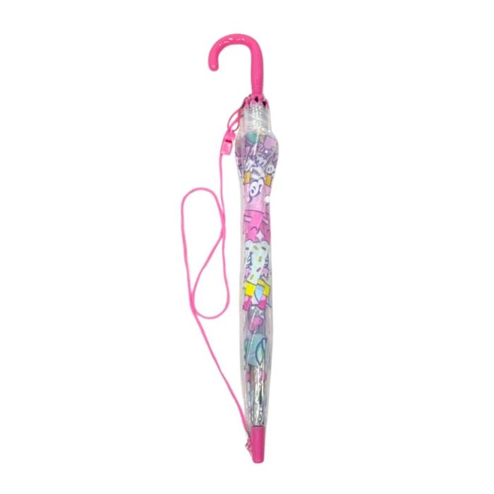 Paraguas cristal semi automatico Skora 19Pulg; x1u