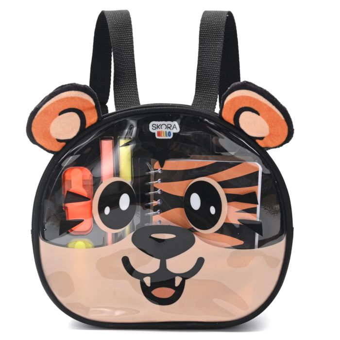Mochila con Set libreria incluye cuaderno Kawaii dai 21X8x19cm x1u.