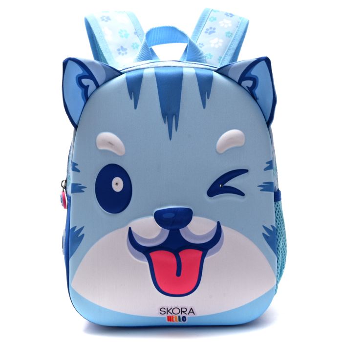 Mochila con luz Kawaii Kori termoformada 22x30x10cm 12 Pulg x1u.