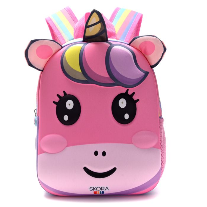 Mochila con luz Kawaii Mura termoformada 22x30x10cm 12 Pulg x1u