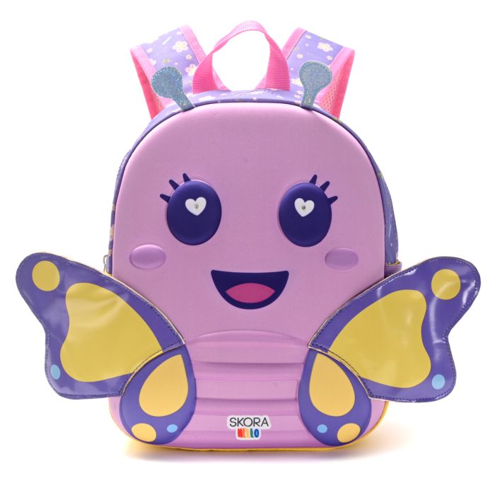 Mochila con luz Kawaii Mayu termoformada 22x30x10cm 12 Pulg x1u.